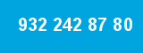 932 242 87 80 932 242 87 80